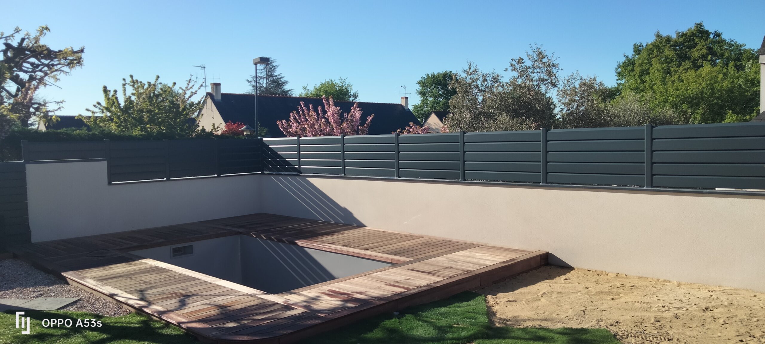 Réalisations client clôture sur mesure